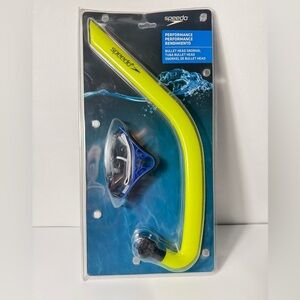 NWT Speedo Bullet Head Snorkel tuba bullet head performance For Adults